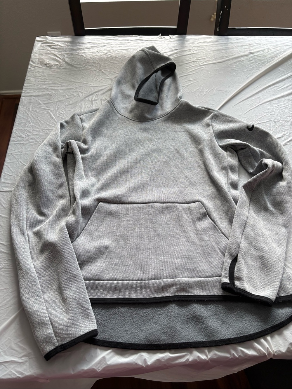 Nike Light Heather Gray Hoodie Pullover